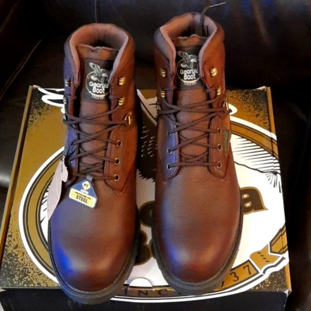 Steel Toe Homeland Georgia 6 inch Work Boot
